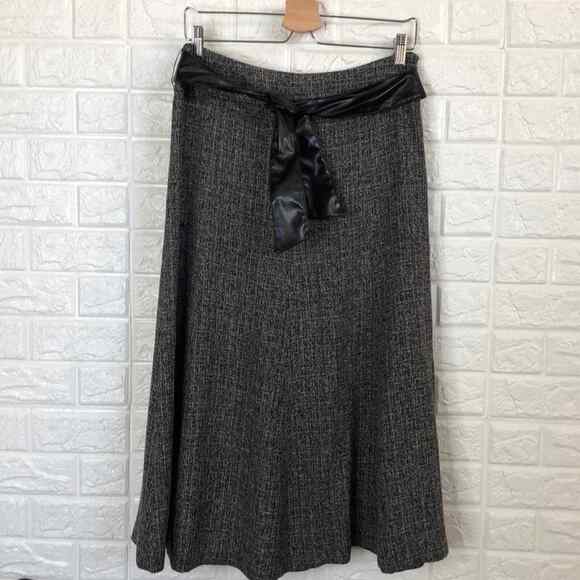 Style And Company flared belted skirt Women’s Size‎ 8 - Picture 2 of 7
